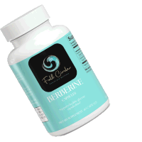 a bottle of berberine capsules from the company full circle