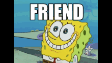 spongebob friend meme smile happy