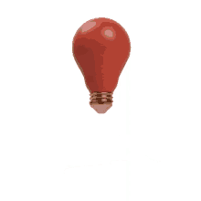 milkyway studio light bulb melt red