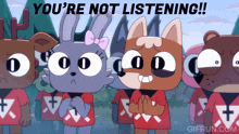 Cult Of The Lamb You'Re Not Listening GIF - Cult Of The Lamb You'Re Not Listening Poop GIFs