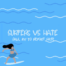 Surfers Vs Hate La Vs Hate GIF