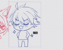 a drawing of a person with their hands on their hips has the height of 360 px