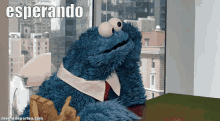 Esperando Cookiemonster Sesamestreet Paciencia GIF - Waiting Cookie Monster Sesame Street GIFs