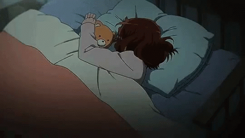 girl laying on bed, rainy day, anime, ghibli, 9 0 s, | Stable Diffusion |  OpenArt