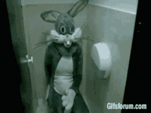 Bugs Bunny Bathroom GIF - Bugs Bunny Bathroom Sit Down GIFs