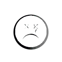 Sad Sad Face Sticker