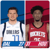 two basketball players from dallas and the rockets