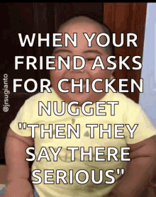 funny smile best laugh chicken nugget