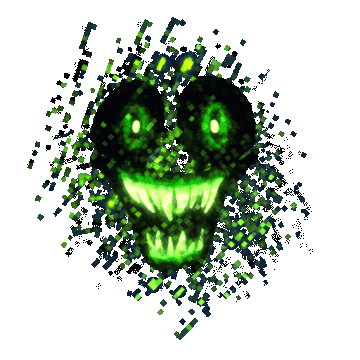 Green Creepy Sticker - Green Creepy Creepy Smile Stickers