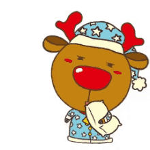 Good Night Reindeer GIF - Good Night Reindeer Cartoon GIFs