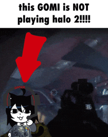 Gomi Gomi Halo 2 GIF - Gomi Gomi Halo 2 Halo 2 GIFs