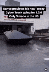 kanye previews his new yeezy cyber truck going for 1.2m only 3 made in the us