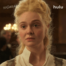 stunned catherine elle fanning the great terrified