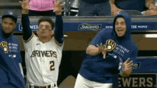 Luis Urias Willy Adames GIF - Luis Urias Willy Adames Claws Up GIFs