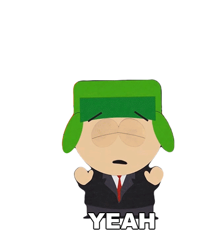 Yeah You Definitely Made Your Point Kyle Broflovski Sticker - Yeah You Definitely Made Your Point Kyle Broflovski South Park Stickers
