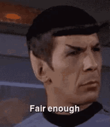 Star Trek Go GIF - Star Trek Go Fair Enough GIFs