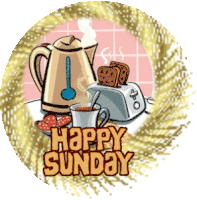 Happy Sunday Sticker - Happy Sunday Stickers