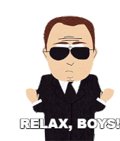 Relax Boys South Park Sticker