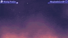 a missing promise sign that is on a screen