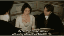 Pride And Prejudice Courage GIF - Pride And Prejudice Courage Intimidate GIFs