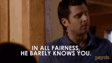 Barley Knows You In All Fairness GIF - Barley Knows You In All Fairness Shawn Spencer GIFs