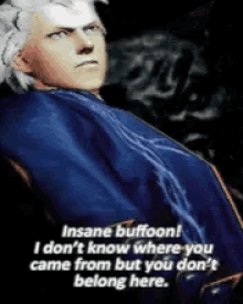 Devil May Cry Insane GIF - Devil May Cry Insane Dont Belong Here GIFs