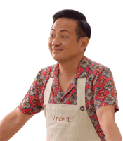 Nodding Vincent Chan Sticker - Nodding Vincent Chan The Great Canadian Baking Show Stickers