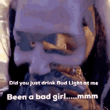 Bud Light Drinking GIF - Bud Light Drinking Bad Girl GIFs