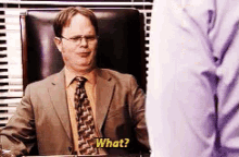 Dwight Offended GIF - Dwight Offended What GIFs