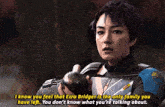 ezra bridger is the only family you have left you don t know what you 're talking about