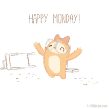 Happy Monday Mondays GIF - Happy Monday Mondays Back To Work GIFs