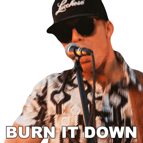 Burn It Down Parker Mccollum Sticker - Burn It Down Parker Mccollum Burn It Down Song Stickers