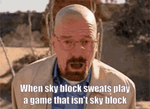 When Skyblock Sweats Play A Game That Isnt Skyblock Minecraft GIF - When Skyblock Sweats Play A Game That Isnt Skyblock Skyblock Minecraft GIFs