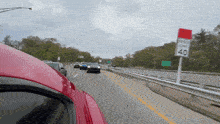 a highway with a speed limit of 40