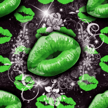 Kisses Green GIF