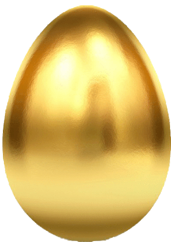 Golden Egg Sticker - Golden Egg Stickers