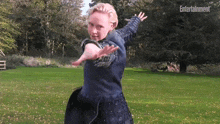 Game Of Thrones Gwendoline Christie GIF - Game Of Thrones Gwendoline Christie Dancing GIFs
