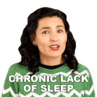 Chronic Lack Of Sleep Trina Espinoza Sticker - Chronic Lack Of Sleep Trina Espinoza Seeker Stickers