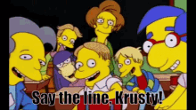 Simpsons Say The Line GIF - Simpsons Say The Line Krusty GIFs