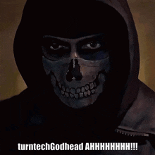 turntechgodhead ghost cod ghost call of duty soapghost