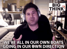 Were All In Our Own Boats Going In Our Own Direction Scott Barry Kaufman GIF