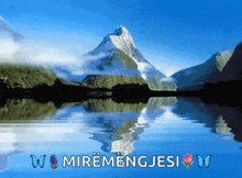 Mountain Reflection GIF - Mountain Reflection Water GIFs