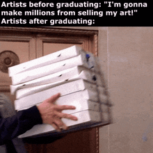 Artist Pizza Time GIF - Artist Pizza Time Spider Man GIFs