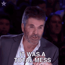 It Was A Total Mess Simon Cowell GIF - It Was A Total Mess Simon Cowell Britains Got Talent GIFs