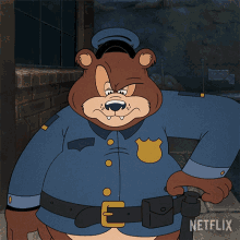 Smiling The Bear GIF - Smiling The Bear The Cuphead Show GIFs