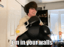 Im In Your Walls Punching GIF - Im In Your Walls Punching Sped Up GIFs