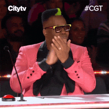 Clapping Kardinal Offishall GIF - Clapping Kardinal Offishall Canadas Got Talent GIFs