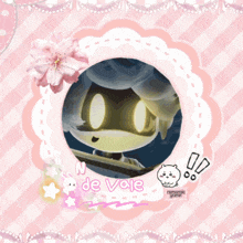 a picture of a cartoon character with the name de vale written below it