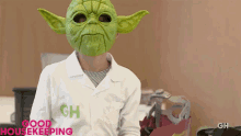Yoda Mask GIF - Yoda Mask Laughing GIFs
