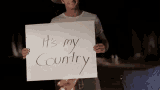 Its My Country Signage GIF - Its My Country My Country Signage GIFs